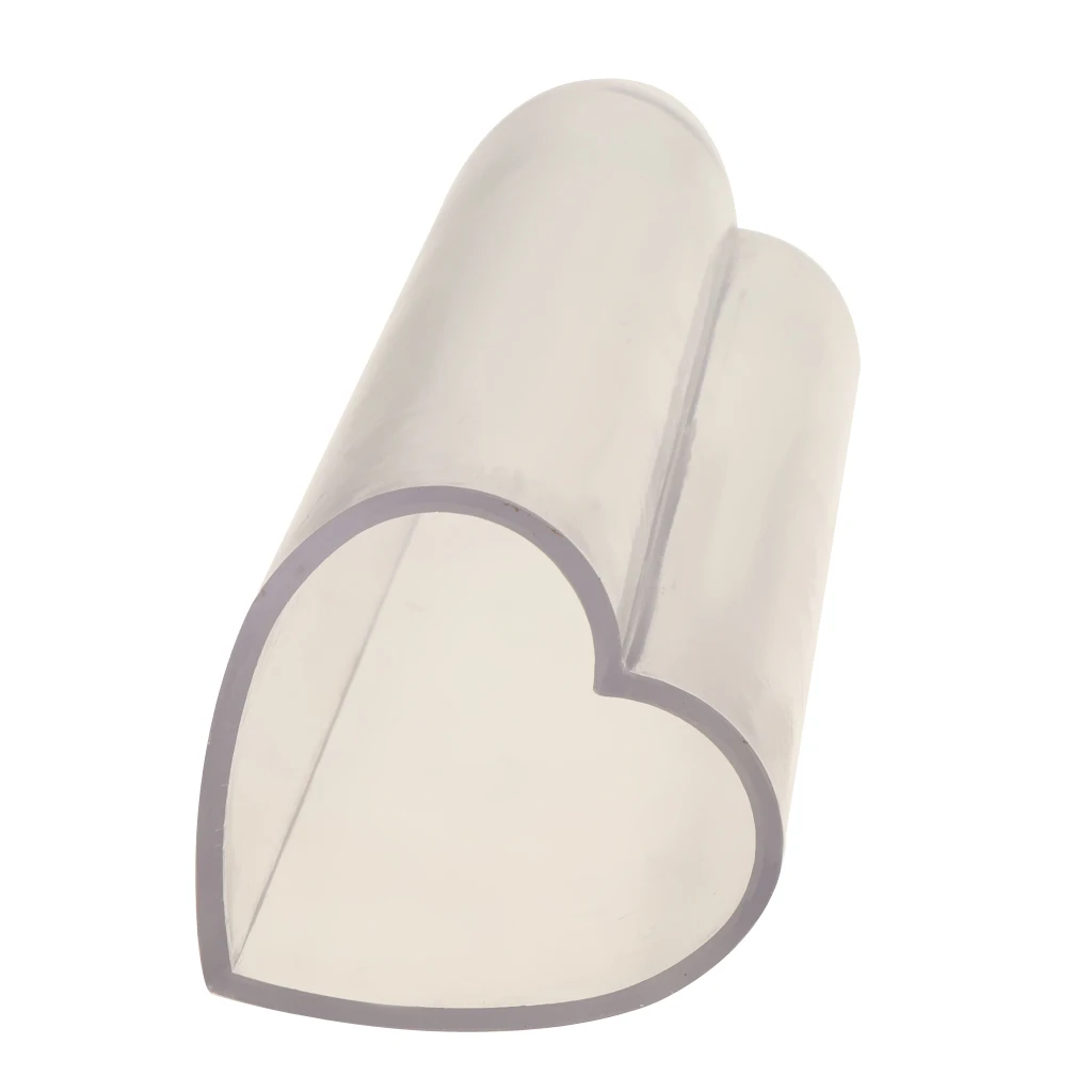 Plastic Heart Shape Candle Mould Soap Mold for DIY Candle Making 51x51x152mm