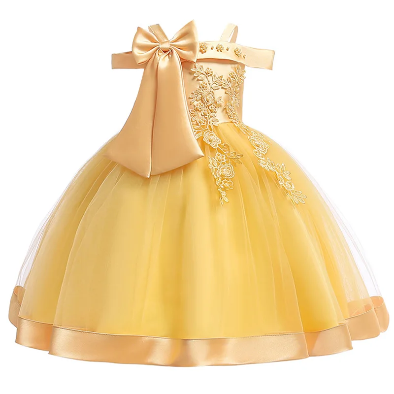 Girl Dress For Wedding Baby Girl 3-10 Years Birthday Outfits Children's Girls First Communion Dresses Girl Kids Party Wear