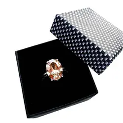 Jewellery Упаковка для кольца Бесплатная доставка 5*5*3.8 см оптовая продажа 100 шт./лот количество Стиль кольцо Бумага коробка серьги упаковка