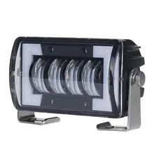 Многофункциональный 24 Вт для грузовик Wrangler рабочий светильник бар с белым DRL Вождения противотуманный светильник коробка для большинства автомобилей