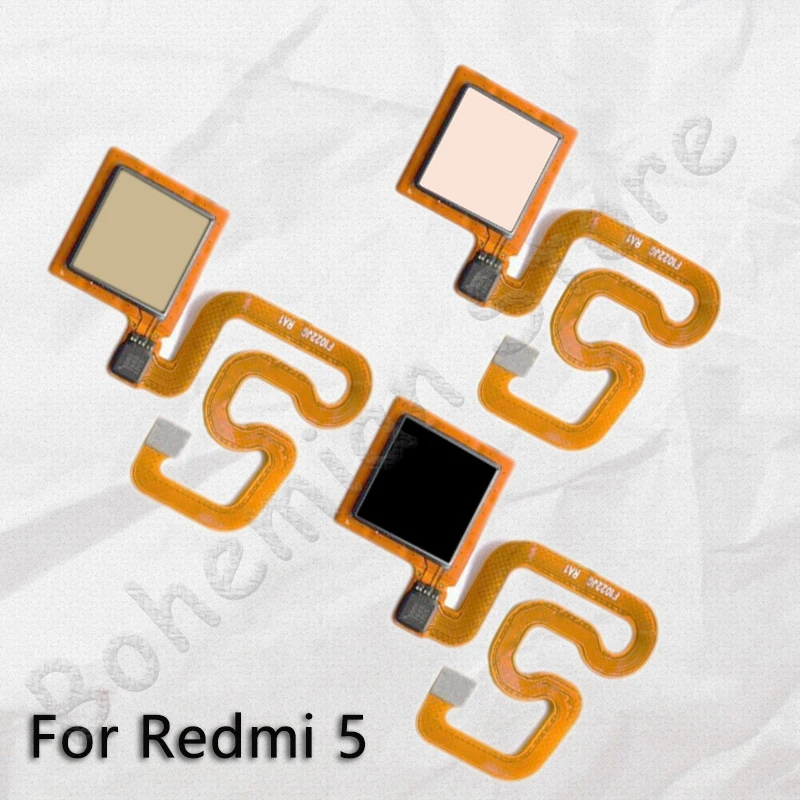 Задний домой Кнопка отпечатков пальцев гибкий кабель для Xiaomi Redmi Note 5 Plus Pro датчик отпечатков пальцев Flex