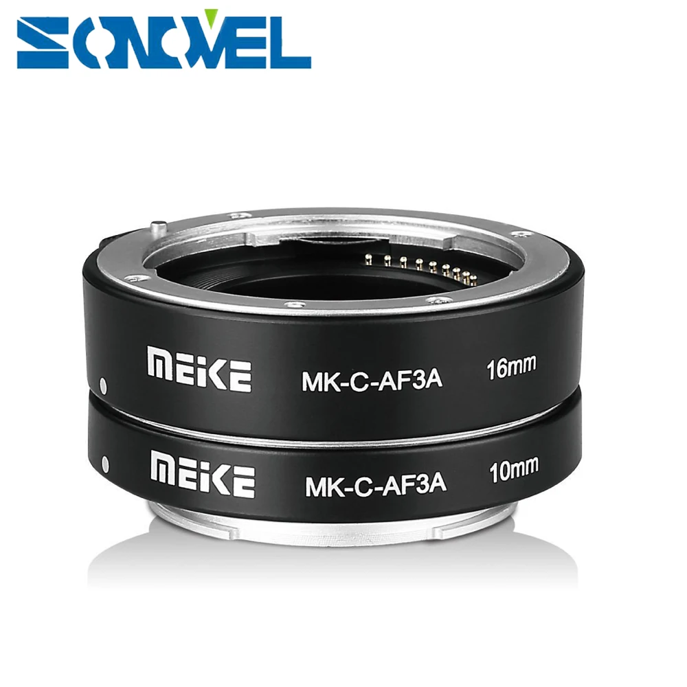 

Meike MK-C-AF3 DG Auto Focus Automatic Macro Extension Tube 10mm 16mm for Canon EOS M M1 M2 M3 M5 M6 M10 EF-M Mirrorless Camera