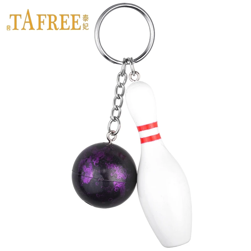 TAFREE محاكاة البولينج المفاتيح السلع الرياضية البولينج مجموعة المشجعين تذكارية قلادة المفاتيح مجوهرات DSC1890 TAFREE محاكاة البولينج المفاتيح السلع الرياضية البولينج مجموعة المشجعين تذكارية قلادة المفاتيح مجوهرات DSC1890