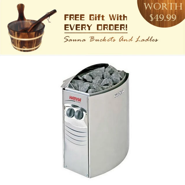 Bc30 3kw Original Harvia Sauna Heater Vega Compact Internal-controlled  Including A Sauna Barrel Pails And Ladles For Asian - Sauna Rooms -  AliExpress