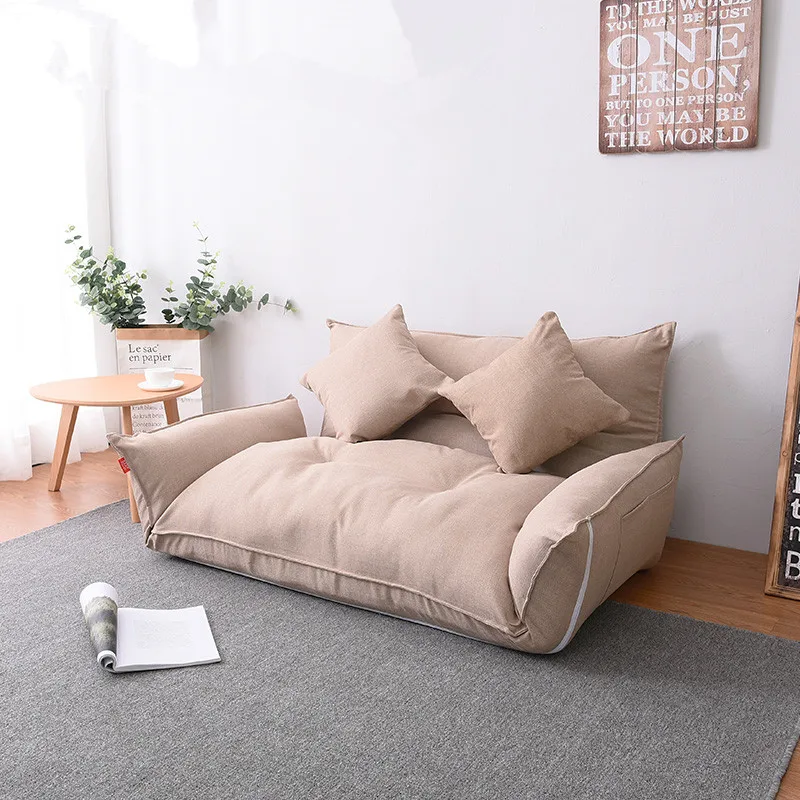 Floor Reclining Japanese Futon Sofa Bed Modern Furniture Folding Adjustable New 