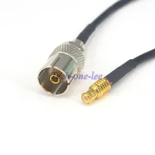 50 шт./лот штекер mcx для ТВ женский кабель RG174 17 см коаксиальный переходник радиочастотная антенна DVB-T Тернер новое поступление