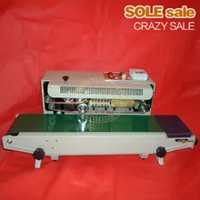 220V/110V Plastic bag sealing machine, electrical impulse sealer, constant heat automatic aluminum foil package sealer FR900