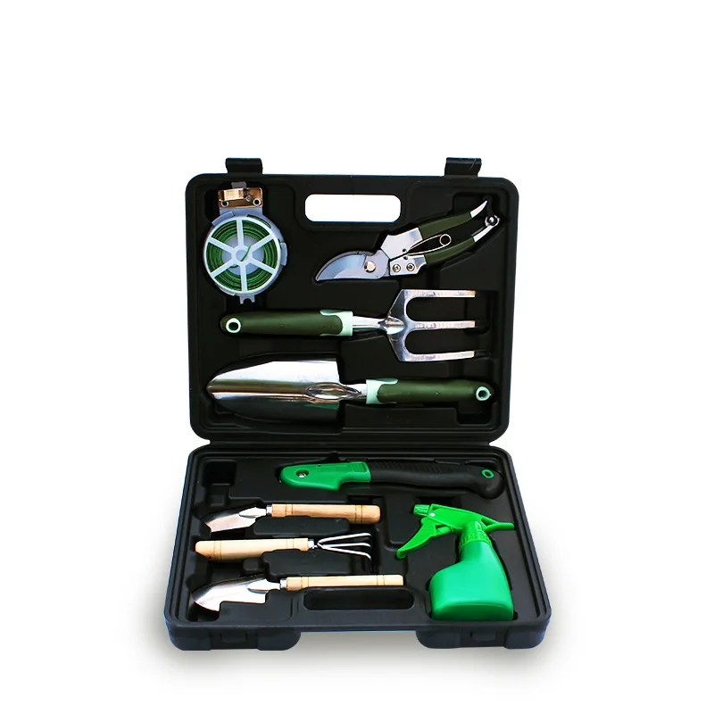 

Boutique Nine pieces set garden multifunctional hardware integrated tool Set combination