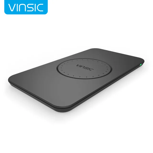 Vinsic Pad W10 3 Катушки Портативный Ци Беспроводное Зарядное Устройство Ци зарядка Pad для Samsung S7 Edge S6 Edge Note 5, другие Ци-Совместимого Устройства.