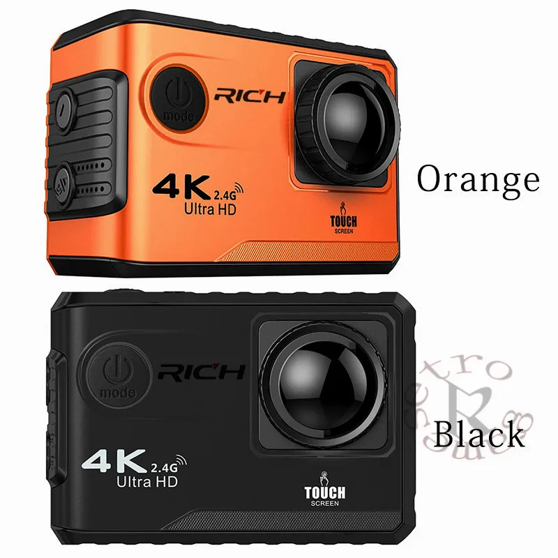 US $585.90 DHL 10pcsLot F100B Action Camera 4K Ultra HD 24G Wifi Mini Camera 20 Touch Screen 1080P Cam Video Outdoor Helmet Camara