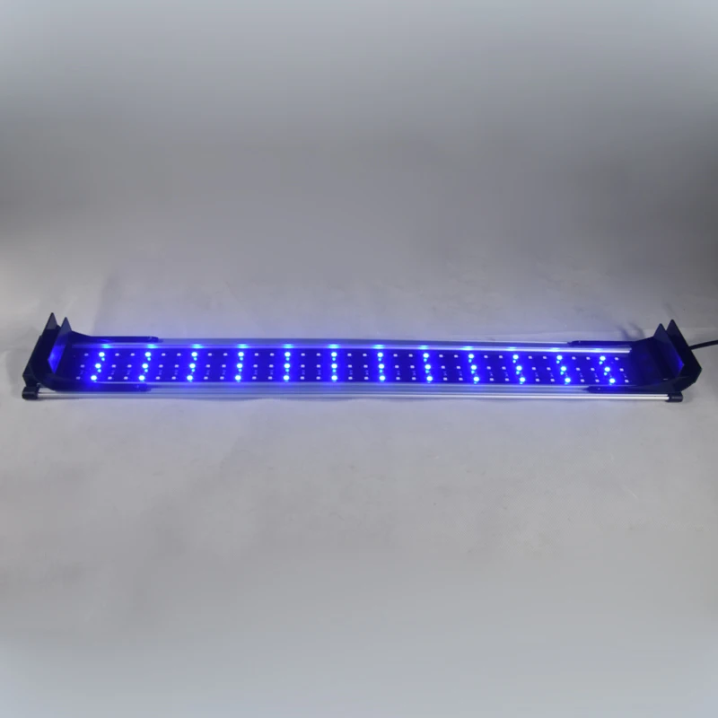 Светодиодный светильник для аквариума 60 80 см с выдвижными кронштейнами 72 белого