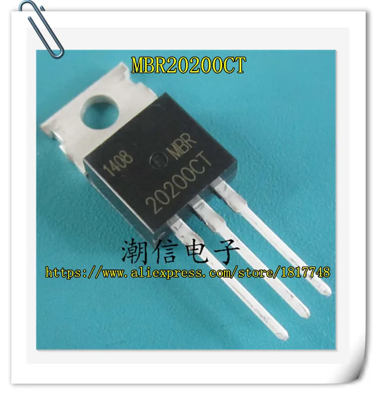 

10PCS/LOT MBR20200CTG MBR20200CT MBR20200 20200CT 20A/200V TO-220