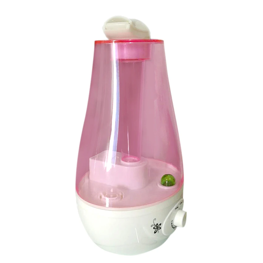 3L Ultrasonic Air Humidifier Mini Aroma Humidifier Air Purifier with LED Lamp Humidifier for Portable Diffuser Mist Maker Fogg - Цвет: Pink