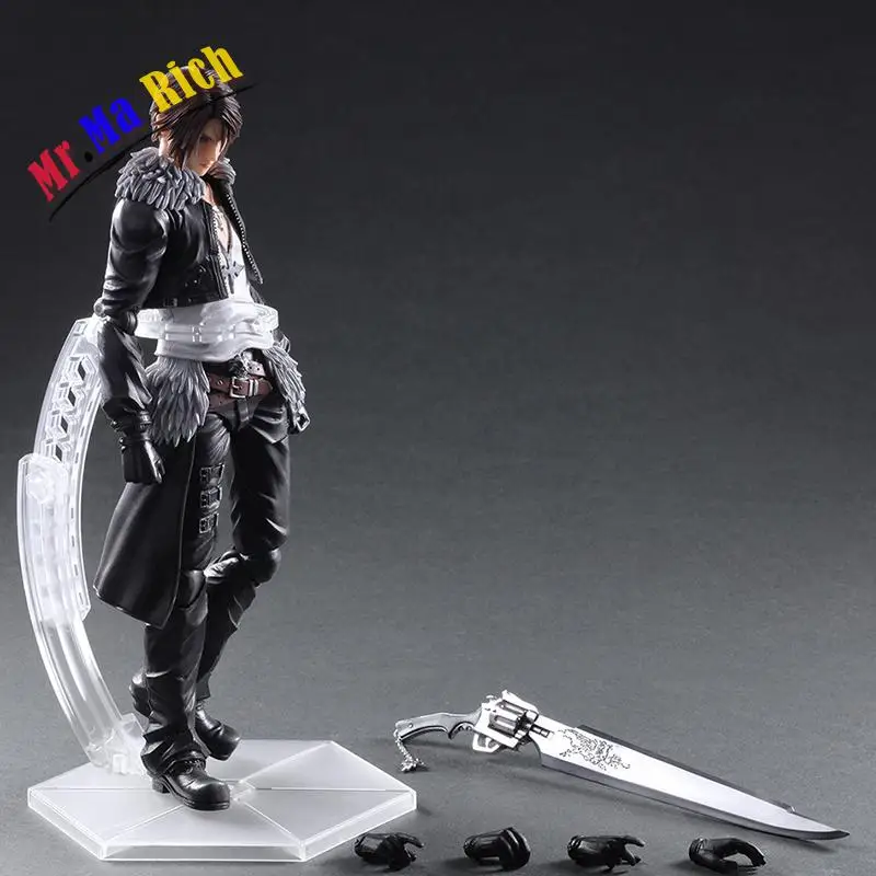Gioca Arts Kai Final Fantasy Viii Squall Variante Figure Varable Leonhart Gunblade Pvc Action Figures Brinquedos Giocattolo | Игрушки и