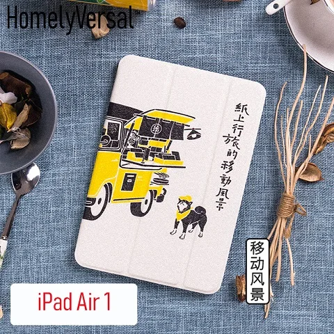 Модный пылезащитный в японском стиле Обложка для ipad 9,7 mini1/2/3/4, ipad классный Чехол air air2 pro10.5/11 ipad чехол - Цвет: Фиолетовый