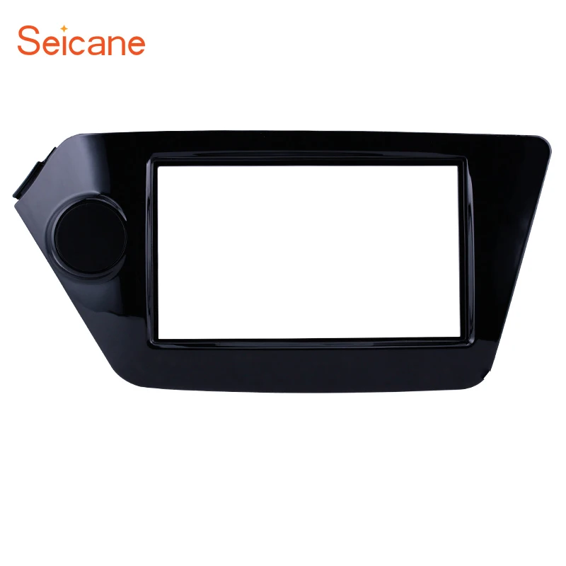 

Seicane Double Din Car Radio Audio Plate Fascia Frame Cover Trim Kit Bezel Refitting Dashboard For KIA Rio OPTIMA K2 2011 2012