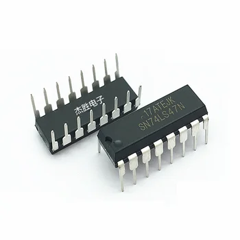 

10PCS SN74LS47N DIP16 SN74LS47 DIP 74LS47N 74LS47 new LED display driver 7-segment display