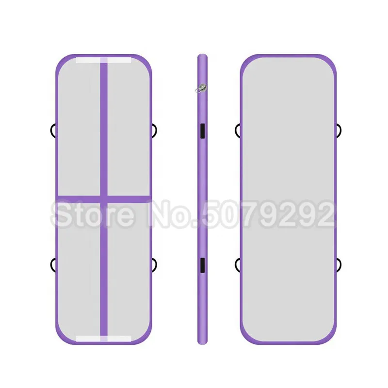 Дизайн надувной воздушный блок/воздушная доска для продажи 1*0,6*0,2 м Мини Размер надувной спортивный мат китайская фабрика мини Airtrack дешево - Color: purple