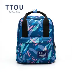 TTOU холст рюкзак для женщин принт школьный рюкзаки для девочки дорожная сумка Bolsa Feminina