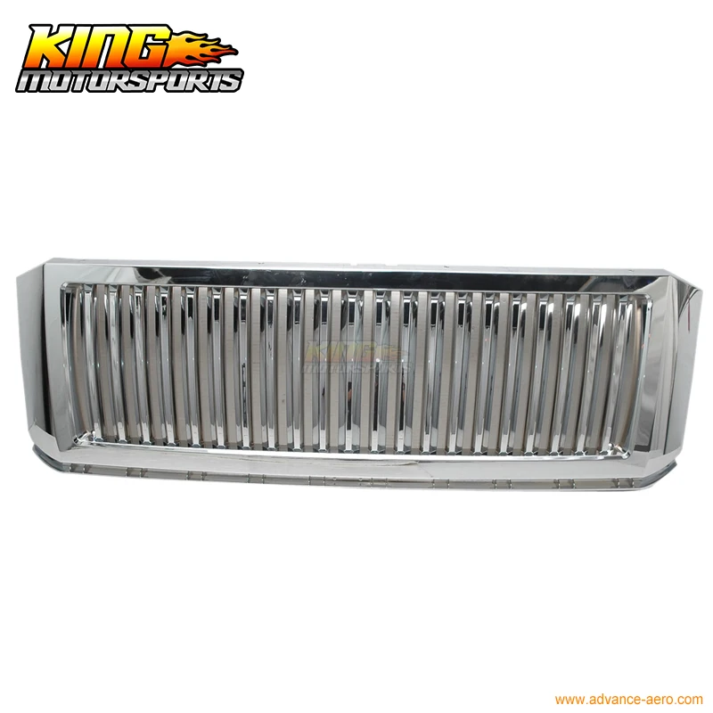 

For 07 08 09 Ford Expedition Vertical Chrome Hood Grille Vp USA Domestic Free Shipping