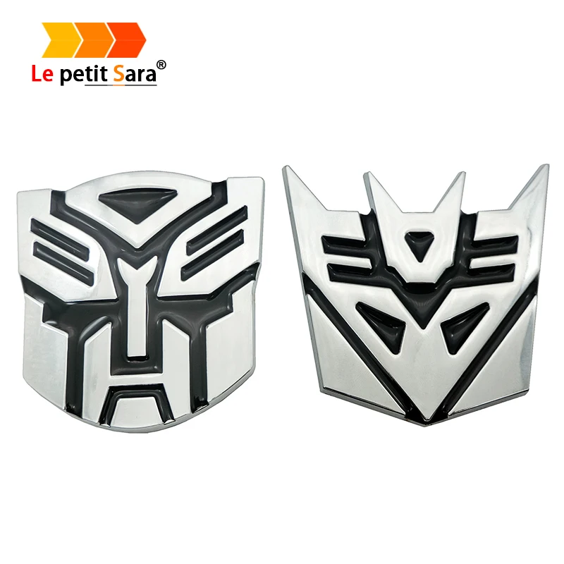 

3d Car Sticker Metal Transformers For Car Auto logo Window Tail Car Body Decoration Car Styling