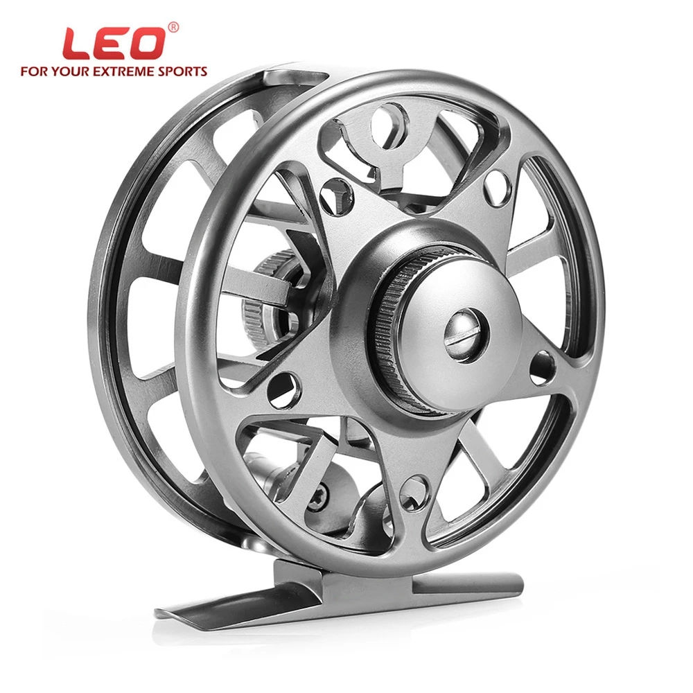 New AL 75 2 + 1 Ball Bearing 11 Fly Fishing Reel Wheel with Left Right