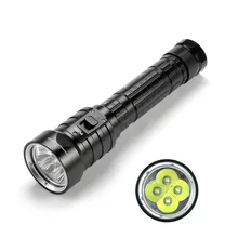 SolarStorm DX4S светодиодный фонарик для дайвинга IPX8 водонепроницаемый 4 x XM-L L2 светодиодный фонарь подводная лодка лампа 3 режима 4500 люмен фонари