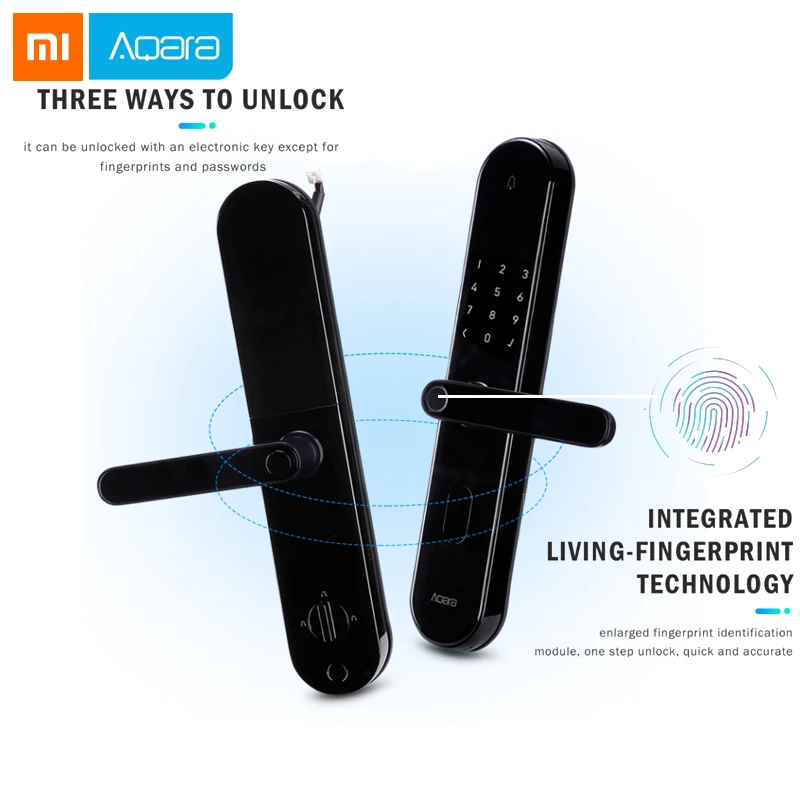  Xiaomi Aqara S2 Pro Smart Door Lock Intelligent Password Fingerprint Lock Mi Home APP Remote Contro - 33025686624