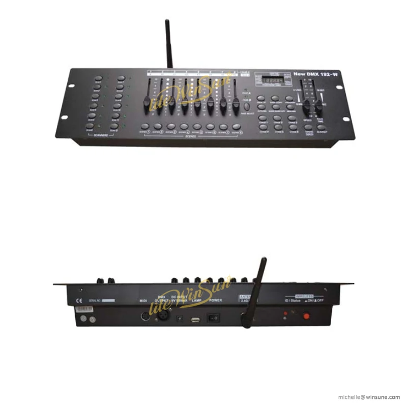 new 192 dmx controller console dj disco light moving head light