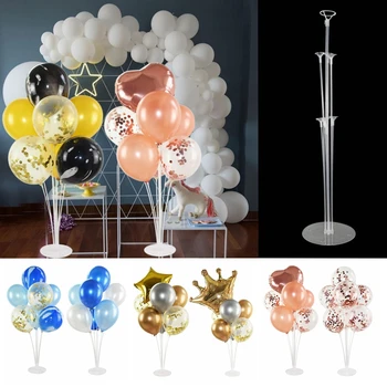 

1 Set Balloon Holder Column Base Air Balls Stand Stick with Balloon for Wedding Birthday Party Ballons Decoration Accessories 7z