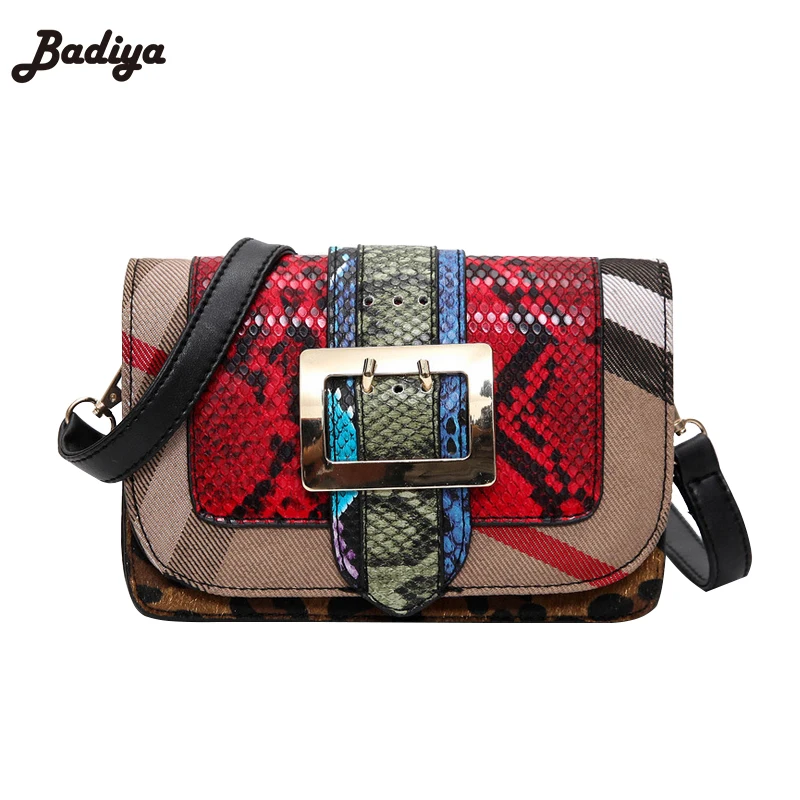 

New Design Famous Brand Female Woman Bags Fashion Patchwork Women Shoulder Bag Small Serpentine Ladies Handbag