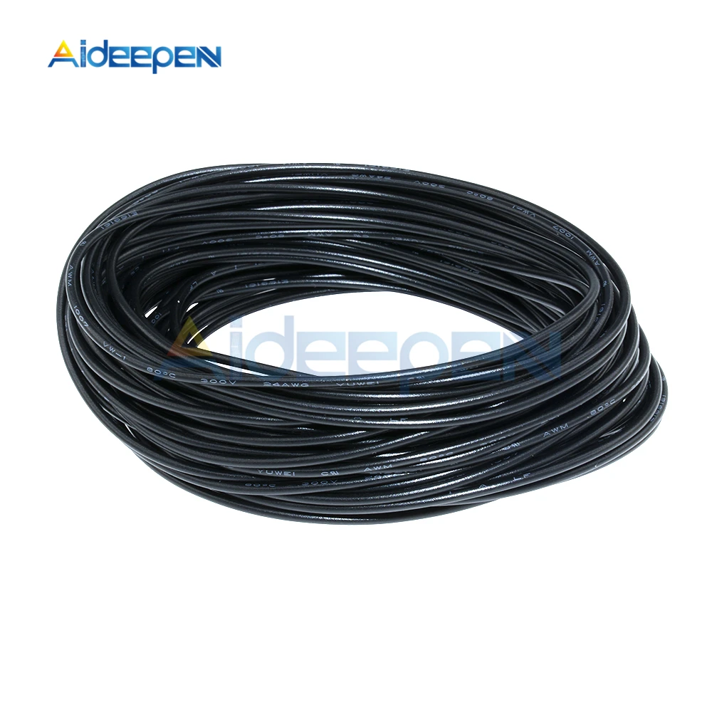10 метров UL-1007 провод 24AWG ПВХ изолированный провод электрический кабель Монтажный провод 300 В шнур красный/черный/синий/желтый
