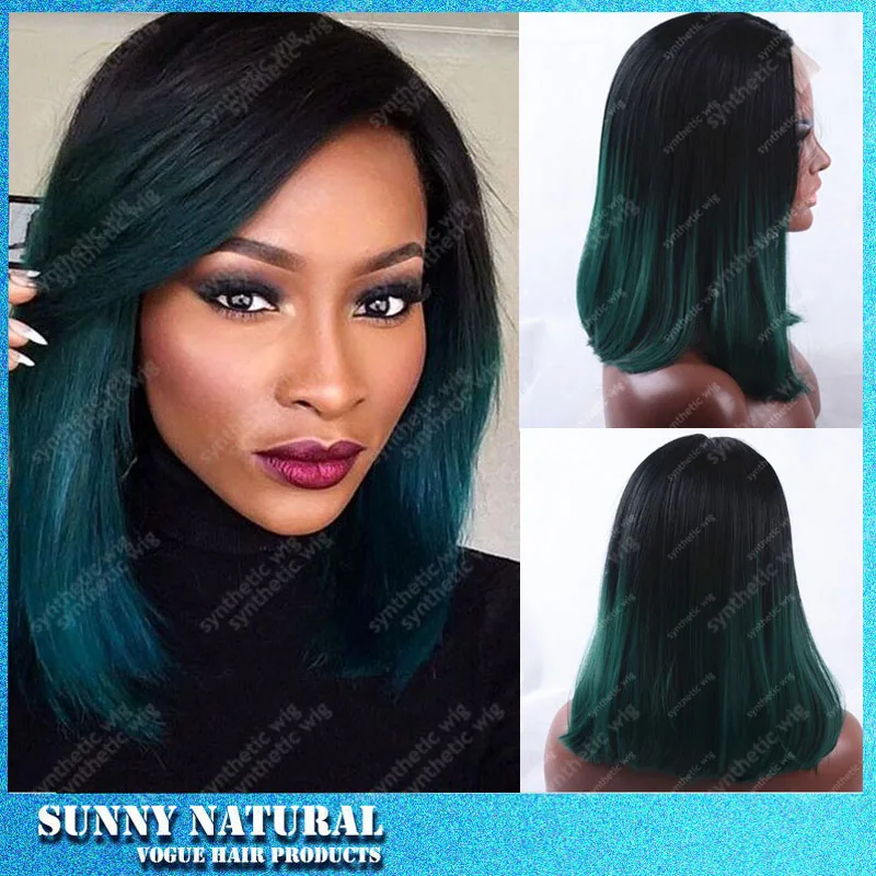 Kylie Jenner Wig Synthetic Lace Front Wig Heat Resistant Ombre