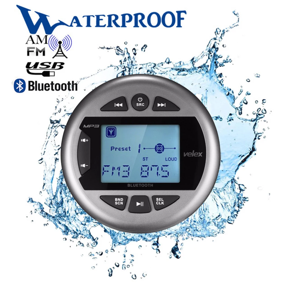 waterproof stereo receiver