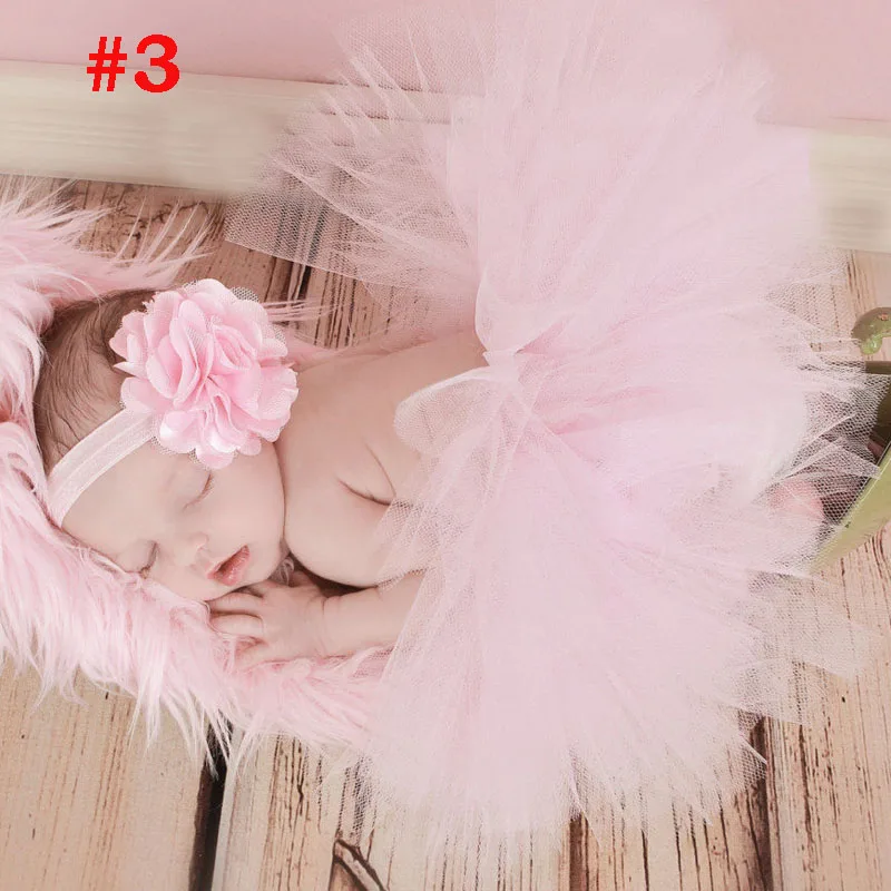Антикварная Роза, милая детская юбка-пачка и цветочный ободок для новорождённого, для фотосессии, для новорожденных девочек, юбка-пачка для дня рождения, TS046 - Цвет: D3