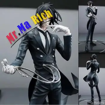 

New Hot 20 Cm Black Butler Sebastian Michaelis Action Figure Giocattoli Collection Giocattolo Di Natale Bambola