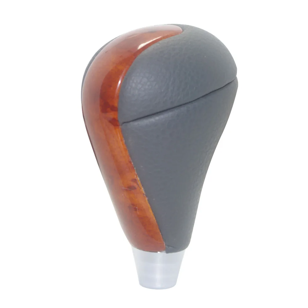 

Dark Gray Leather Cherry Wood Gear Shift Knob for Toyota Avalon Sienna Camry Lexus ES350 GS460 IS250 LS460 LS600h RX350 SC430