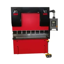 WC67K-30/1600 30 T 1600 мм красный CNC гидравлический гибочный станок стальной металлический пластинчатый пресс, оборудованный системой управления DELEM DA41S