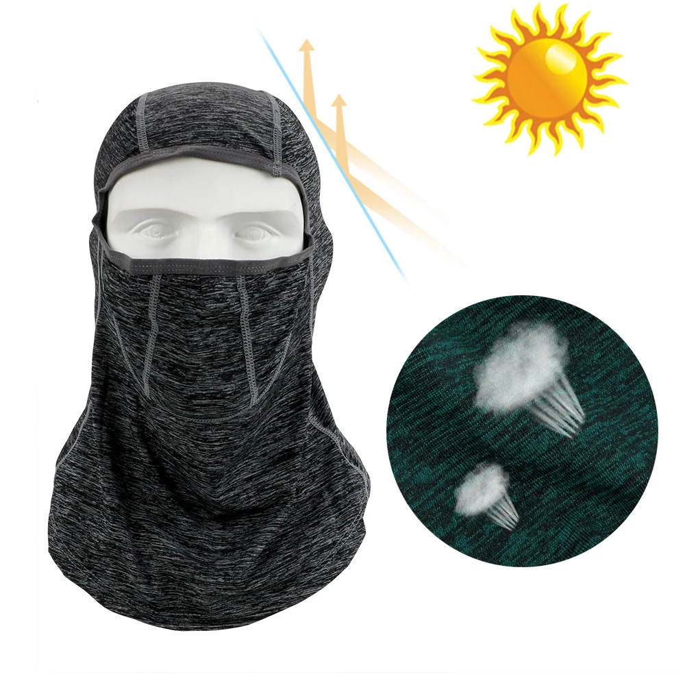 FORAUTO Ice Silk мотоциклетная маска для лица дышащая и мягкая защита от солнца полное покрытие лица и шеи Кепка приятная для кожи