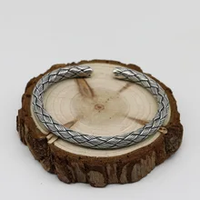 Чиангмай ручной работы S925 стерлингового серебра Ретро тайский серебряный Твердые панк открытые модные Для мужчин и Для женщин простой браслет