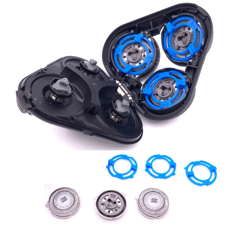 Electric Replacement Carmen Shaver Head+Holder Frame S5000 For Philips Razor Blade S5000 S7000 S9000 S5340 S5370 Series SH50 Electric Replacement Carmen Shaver Head+Holder Frame S5000 For Philips Razor Blade S5000 S7000 S9000 S5340 S5370 Series SH50
