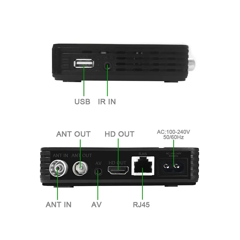 K2 Max DVB T2 наземный ТВ-приемник с поддержкой IPTV H.265 RJ45 Lan DVB-T2 ТВ-тюнер телеприставка