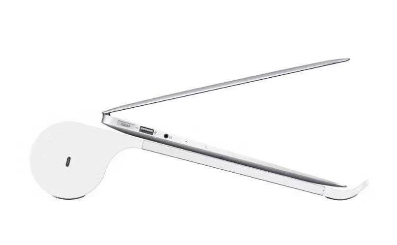 Desktop Monitor Stand Space Bar Non-slip Laptop Stand Riser with 2-ports USBPD+ Type C Quick charging for iMac, MacBook Pro, Air