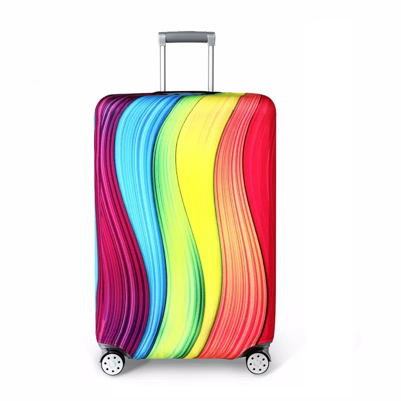 TRIPNUO эластичный плотный чехол для багажа, Suitable18-32 дюймов, чехол на колесиках, чехол для костюма, пылезащитный чехол, аксессуары для путешествий - Цвет: 2