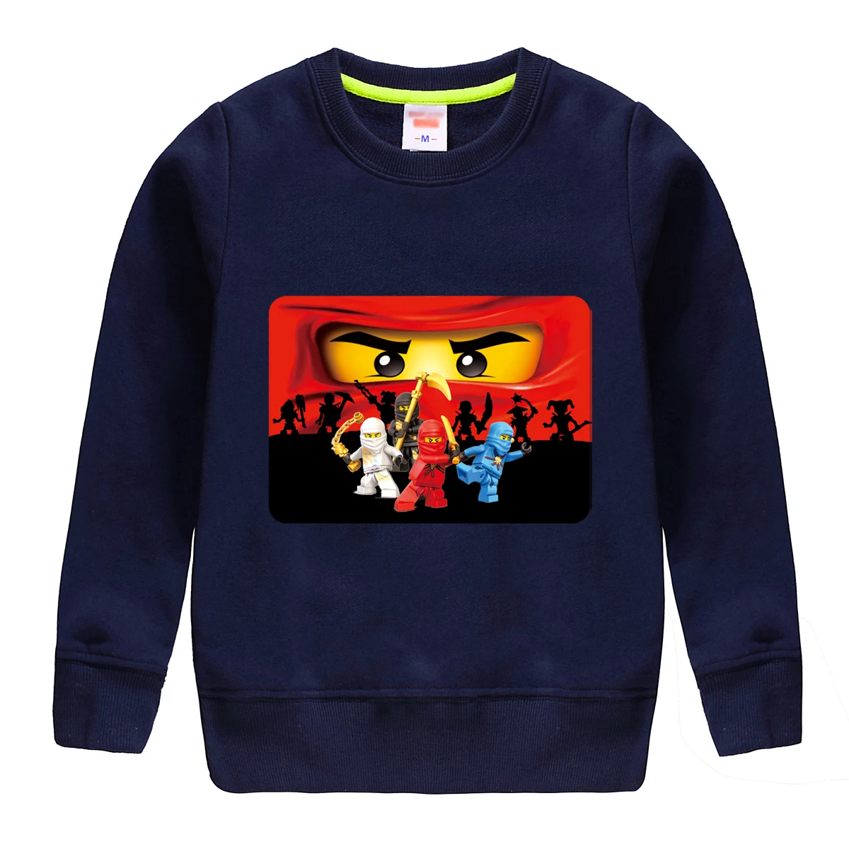 Зима-Осень cottonsweatshirt с стильная футболка с изображением персонажей видеоигр, детская одежда дизайн для детей, сохраняя тепло зимой