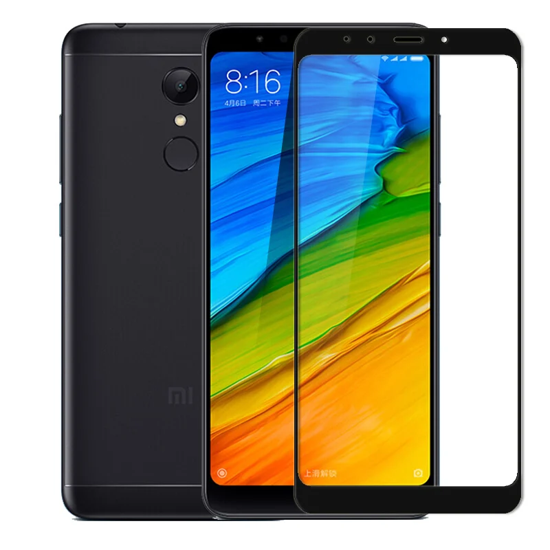 Полное покрытие из закаленного стекла для Xiaomi Redmi Note 5 Global Note5A Prime Pro защита экрана на xiomi Redmi 5A 5 Plus GLAS Sklo