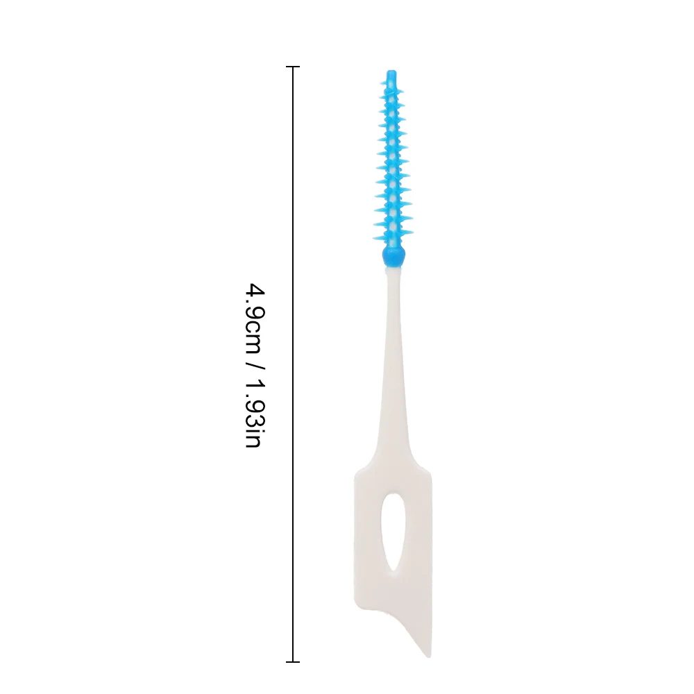 40 шт двухсторонняя зубочистка Мягкая силиконовая зубочистки зубная нить межзубная палочка для чистки зубов стоматологические средства гигиены
