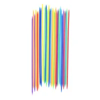 30PCS Colorful Plastic Baby Children Educational Traditional Mikado Spiel Pick Up Sticks With Box Game Kids Gifts 2