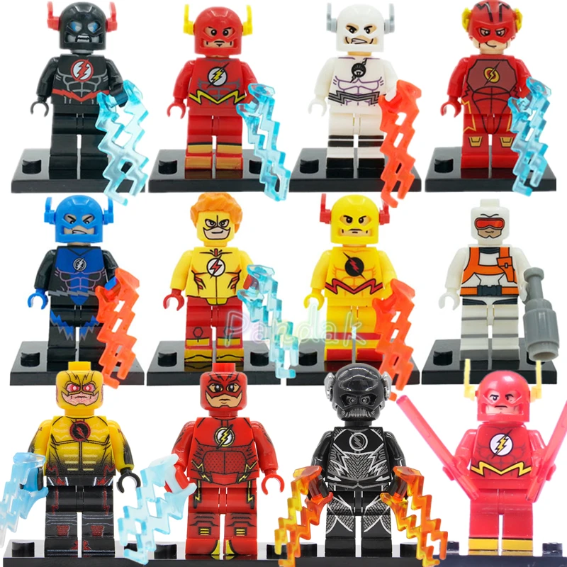 

The Flash Figure DC Single Sale Batman Clown Super Hero Legoingly Building Block Sets Model Bricks Toys For Children SY178