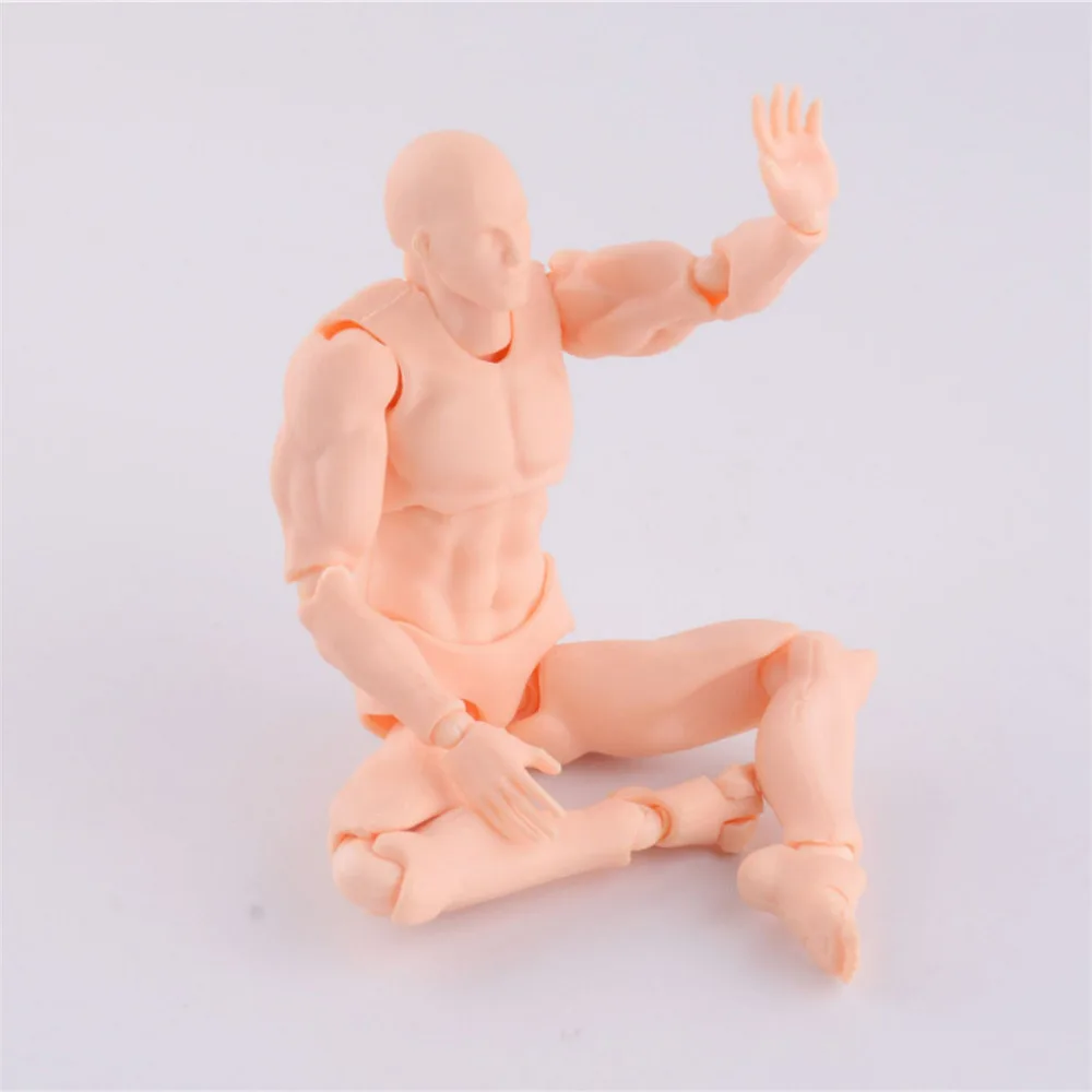 Фигурка игрушки Рисунок Фигурки для художников модель человека манекен мужчины и женщины мужской женский фигурка с шарнирными соединениями ПВХ фигурка